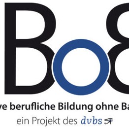 Logo iBoB – inklusive berufliche Bildung ohne Barrieren, ein Projekt des DVBS e. V.
