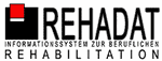 Logo Rehadat – Informationssystem zur beruflichen Rehabilitation