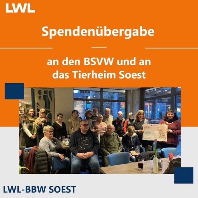 Spendenübergabe beim BSVW