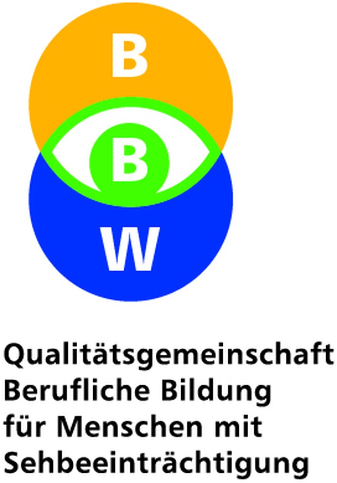 Logo der Qualitätsgemeinschaft Berufliche Bildung für Menschen mit Sehbeeinträchtigung