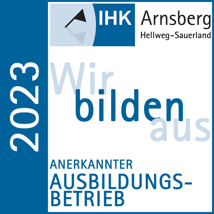 Urkunde „Anerkannter Ausbildungsbetrieb 2023“